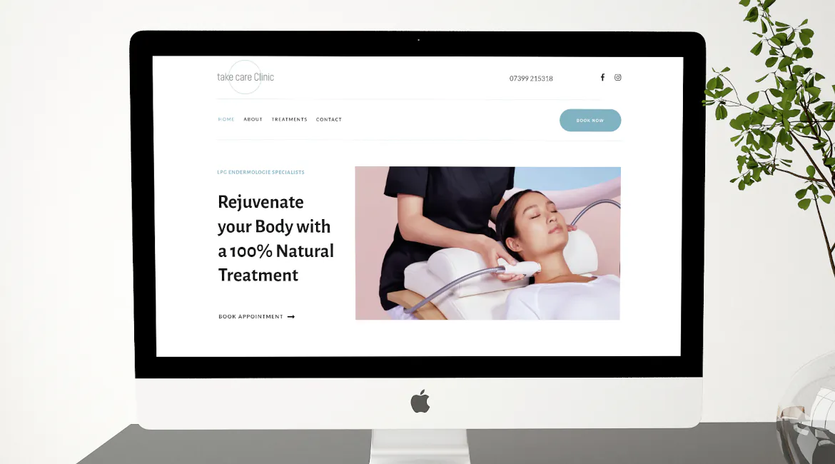 Take Care Clinic | Web Designer for health and beauty