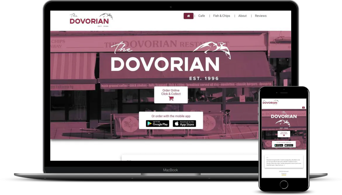 The Dovorian - web designer for restaurant businesses